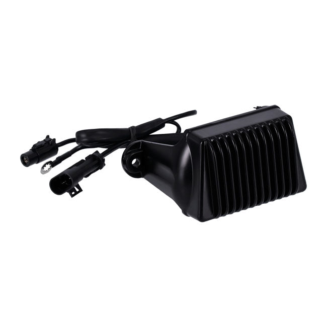 MCS, Regulador/Rectificador De Voltaje. Negro Para Harley Davidson 04-05 FLT/Touring