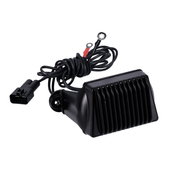 MCS, Regulador/Rectificador De Voltaje. Negro Para Harley Davidson 97-01 FLT/Touring