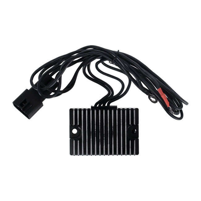 MCS, Regulador/Rectificador De Voltaje. Negro Para Harley Davidson 2000 Softail