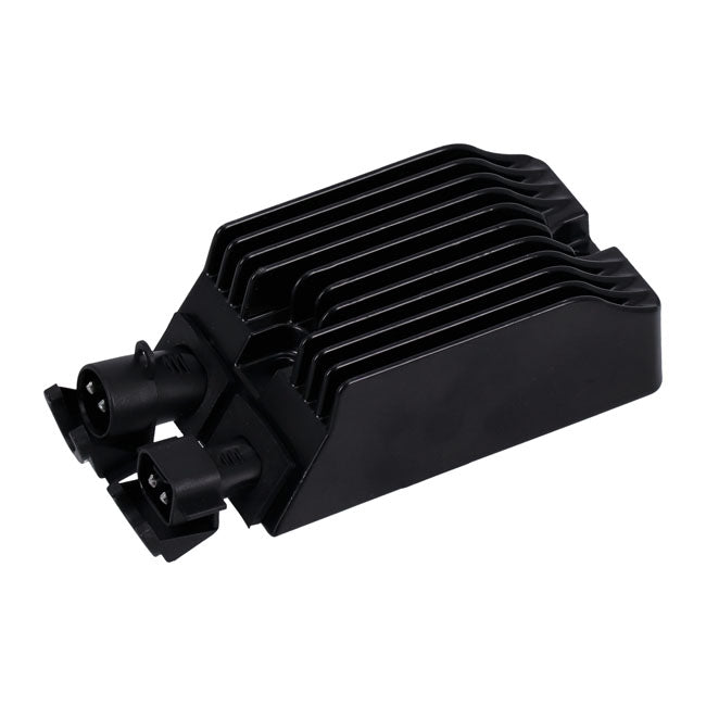 MCS Spannungsregler/Gleichrichter. Schwarz für Harley-Davidson 14-22 XL Sportster