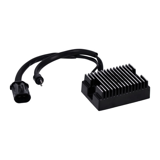 MCS Spannungsregler/Gleichrichter. Schwarz für Harley-Davidson 04-06 XL Sportster