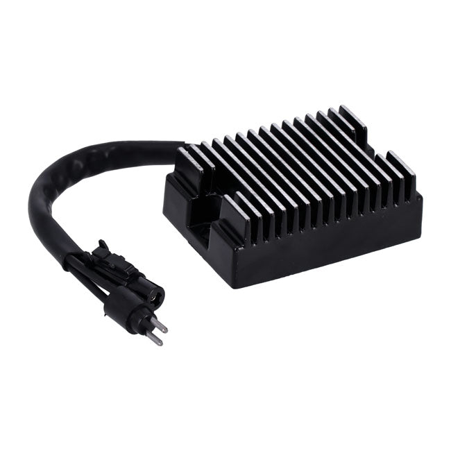 MCS Spannungsregler/Gleichrichter. Schwarz für Harley-Davidson 94-03 XL Sportster