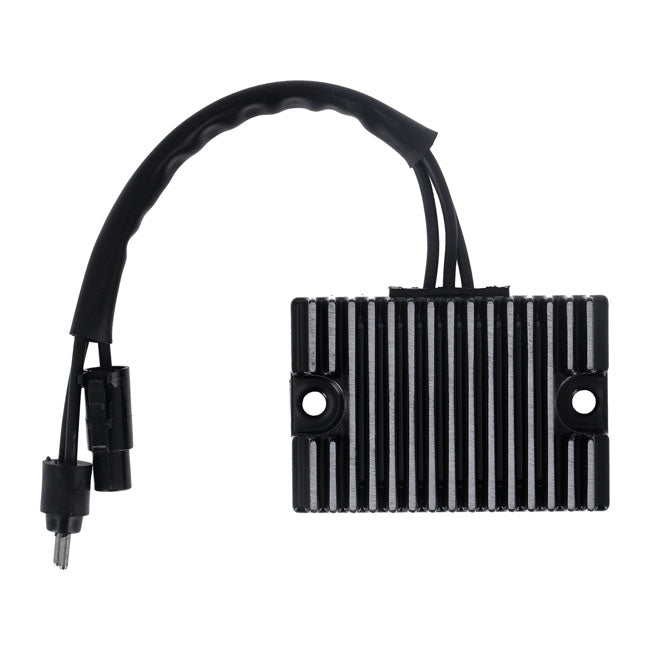 MCS Spannungsregler/Gleichrichter. Schwarz für Harley-Davidson 94-03 XL Sportster
