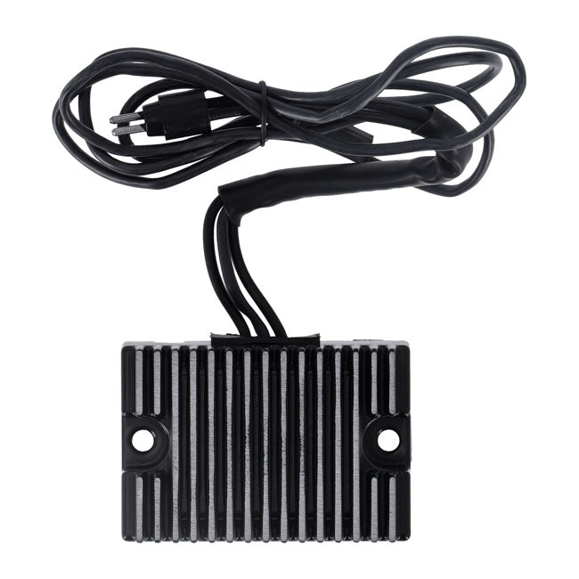 MCS Spannungsregler/Gleichrichter. Schwarz für Harley-Davidson 92-93 XL