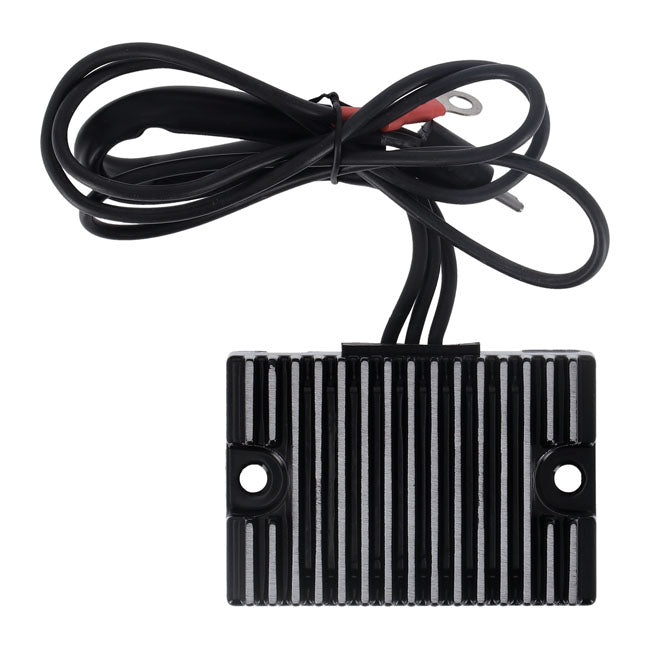 MCS, Regulador/Rectificador De Voltaje. Negro Para Harley Davidson 1991 XL