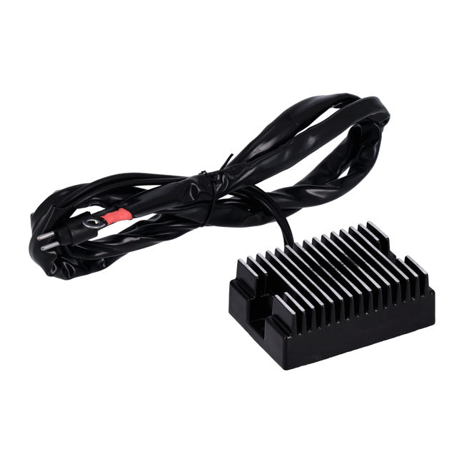 MCS Voltage Regulator/Rectifier. Black for Harley-Davidson L84-90 XL
