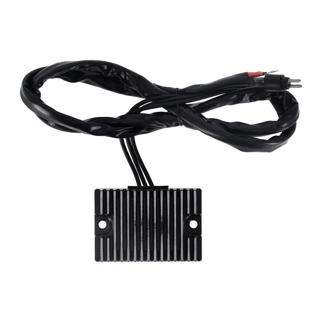 MCS Voltage Regulator/Rectifier. Black for Harley-Davidson L84-90 XL