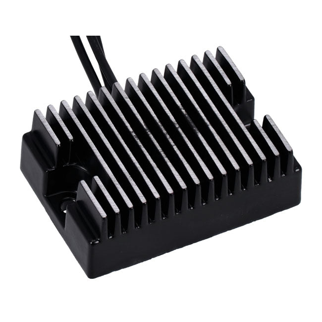MCS Voltage Regulator/Rectifier. Black for Harley-Davidson L84-90 XL