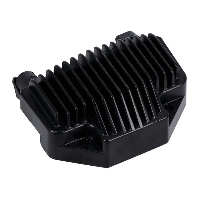 MCS Spannungsregler/Gleichrichter. Schwarz für Harley-Davidson 08-17 Dyna
