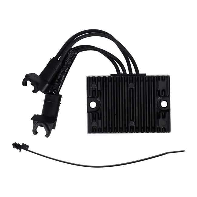 MCS Spannungsregler/Gleichrichter. Schwarz für Harley-Davidson 07-08 XL Sportster