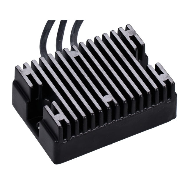 MCS, Regulador/Rectificador De Voltaje. Negro Para Harley Davidson 89-99 Evo Big Twin