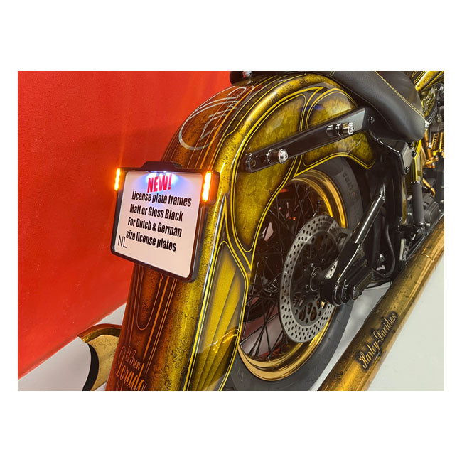 DMP, Marco Para Matrícula 3 En 1, 3.0 NL BE Para Harley Davidson