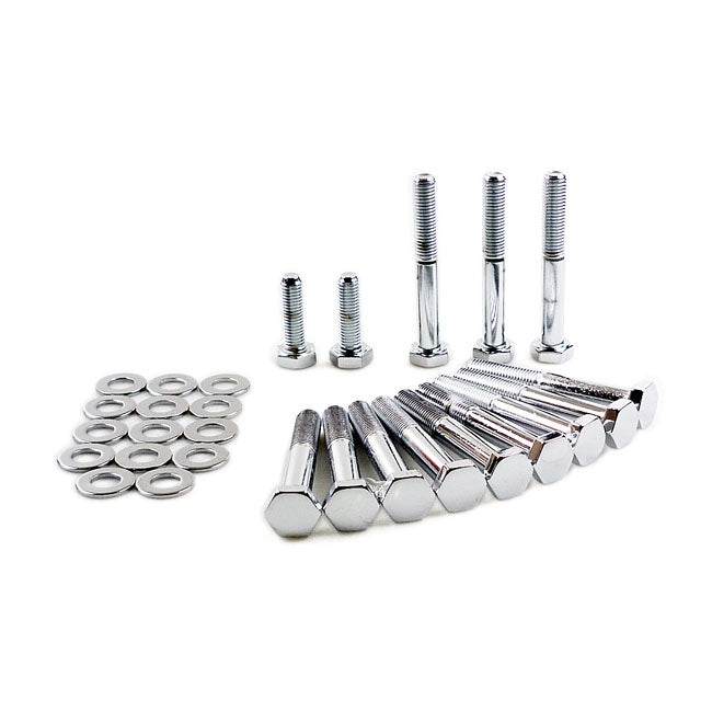 Colony Sportster Rocker Box Bolt Set. Hex, Chrom für Harley-Davidson