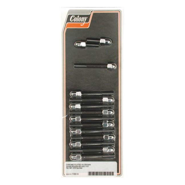 Colony, Juego De Tornillos Para Caja De Balancín Sportster. Bellota, Cromo Para Harley Davidson