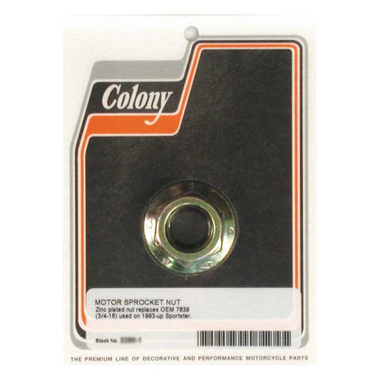 Colony, Tuerca Del Piñón Del Motor Para Harley Davidson 93-22 XL (excl. 08-12 XR1200)