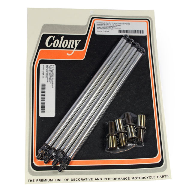 Colony Aluminium verstellbarer Umbausatz für massive Stößelstangen. Panhead