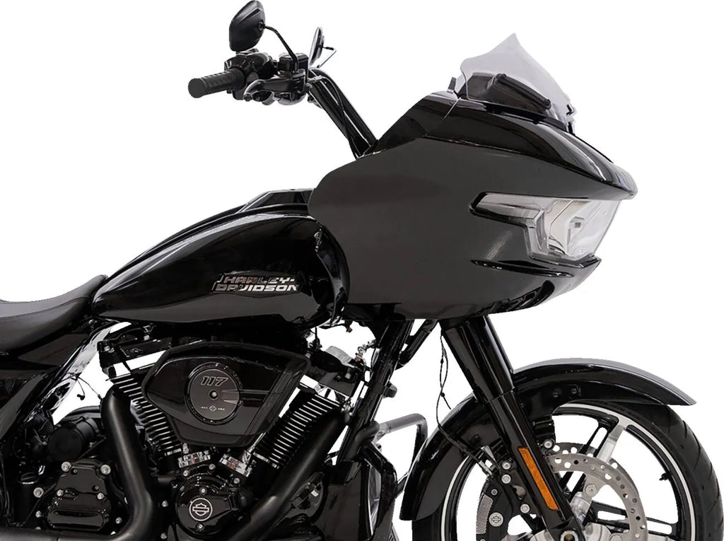 Sport Flare™ 8" Clear Windscreen for Harley Davidson