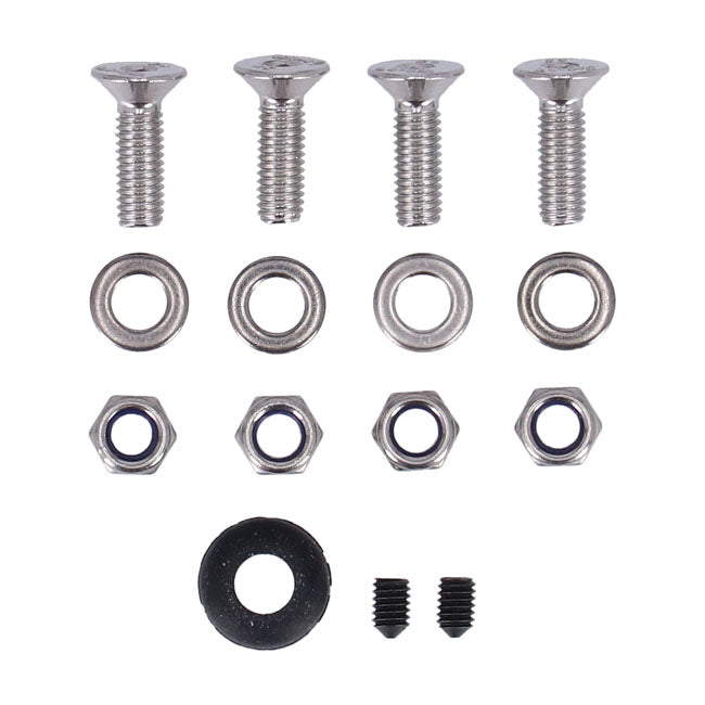 DMP, 3-in-1 3.0 Nummernschildrahmen in Schwarz glänzend für Harley Davidson