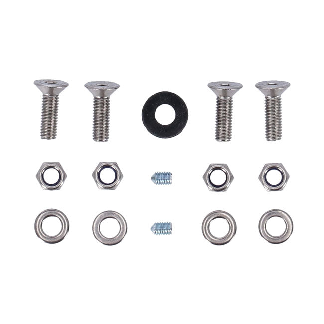 DMP 3-in-1 3.0 Mattschwarzer Nummernschildrahmen für Harley Davidson