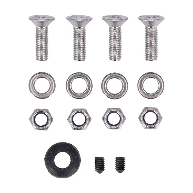 DMP, Marco De Matrícula Con Luz 5.0 DE. Negro Brillante Para Harley Davidson