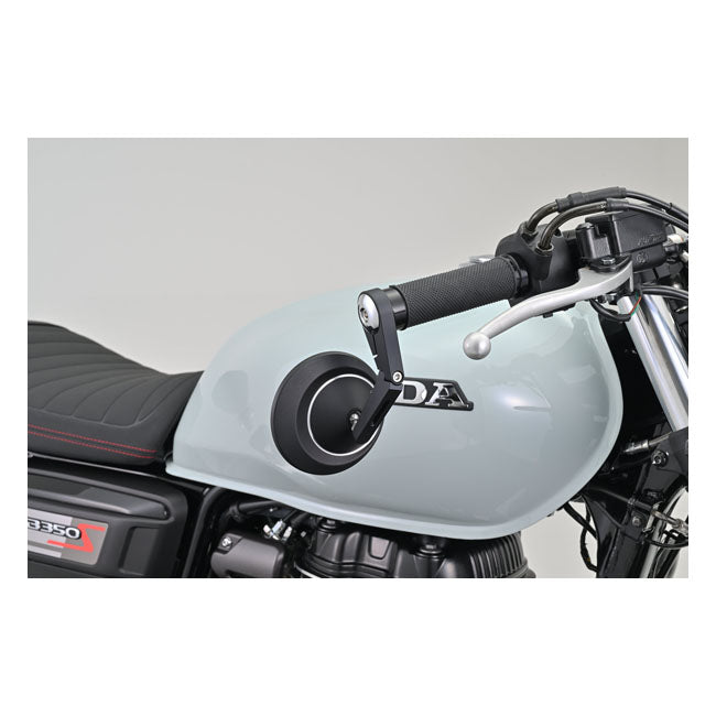 Daytona Chrom-Lenkerendenspiegel-Adapterset für Harley Davidson