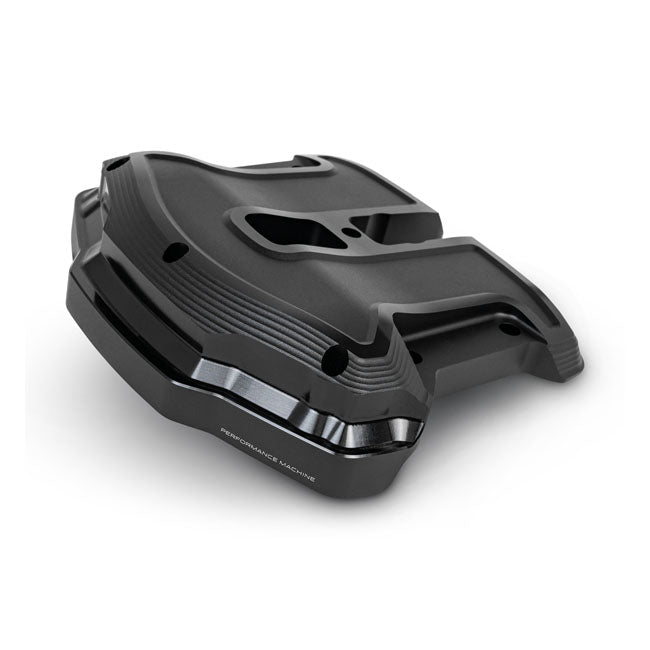 PM, Race Series Rocker Covers. Black Ops for Harley-Davidson