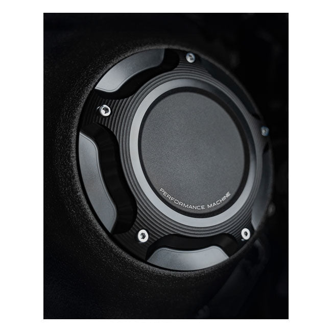 PM, Cubierta Derby De La Serie Race Touring Black Ops Para Harley Davidson