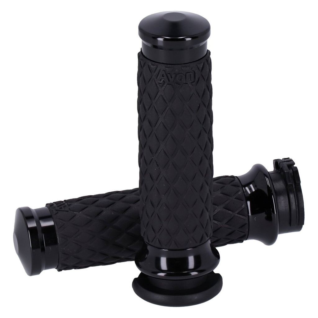 Juego de puños Avon, Diamond Contour Air SS. Abovedado. Negro