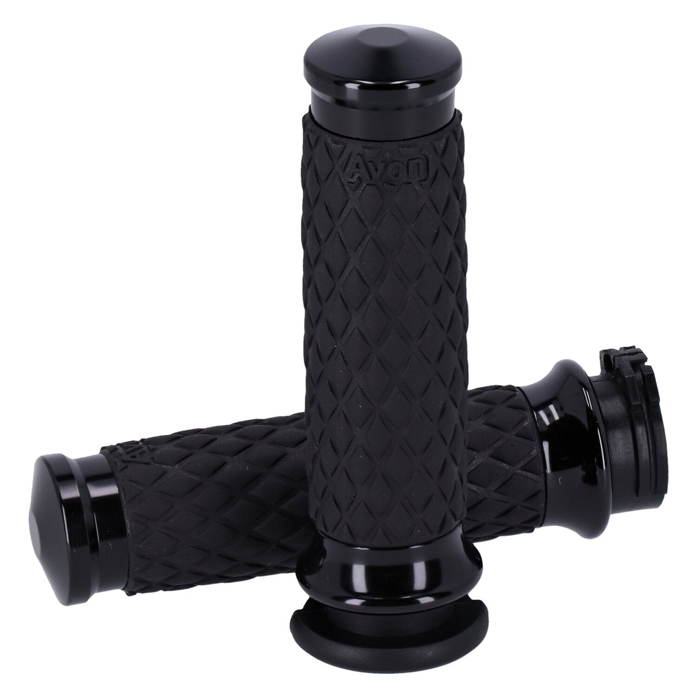 Juego de puños Avon, Diamond Contour Air SS. Abovedado. Negro