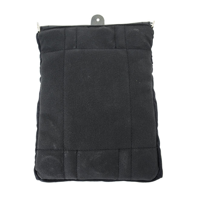 Bolsa De Viaje-Depósito Lona Heritage Negra Para Moto