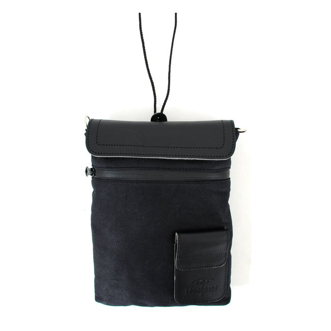 Bolsa De Viaje-Depósito Lona Heritage Negra Para Moto