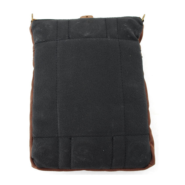 Bolsa De Viaje-Deposito Lona Heritage Marron Para Moto