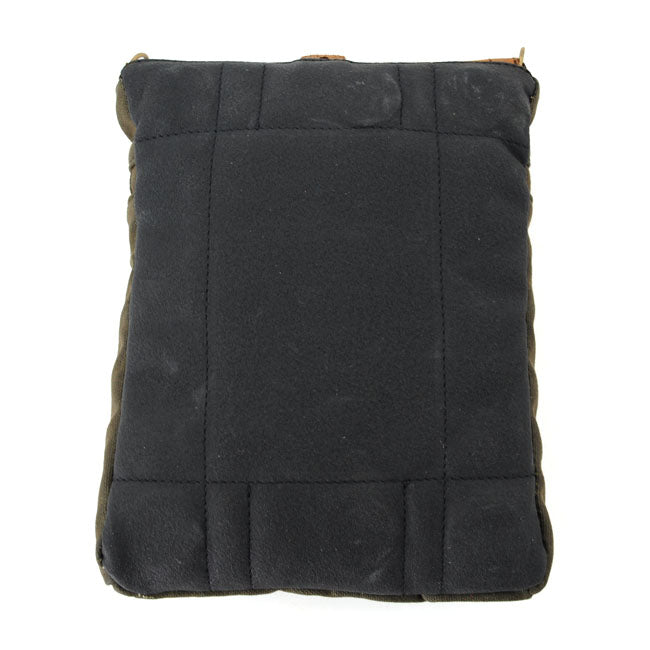 Bolsa De Viaje-Depósito Lona Heritage Caqui Para Moto