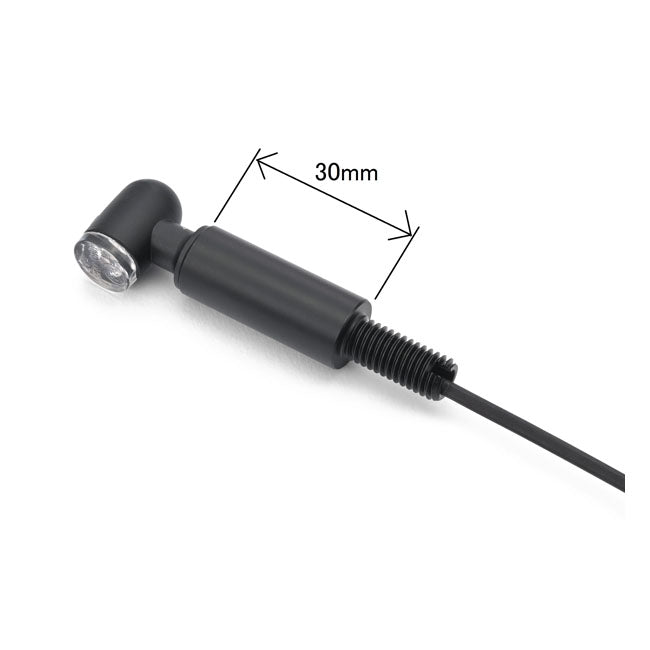 Daytona, Juego De Extensión De Intermitentes De 8 Mm Negro Para Harley Davidson