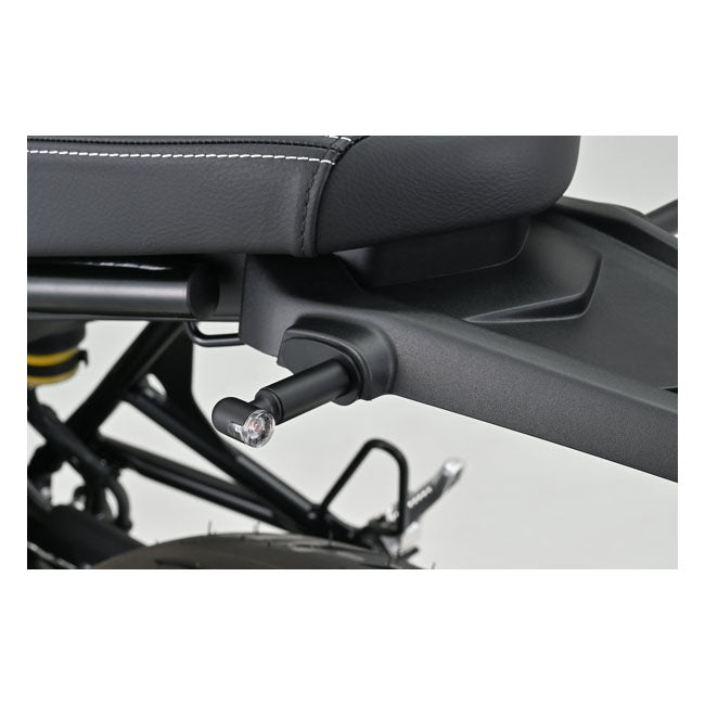 Daytona, Juego De Extensión De Intermitentes De 8 Mm Negro Para Harley Davidson