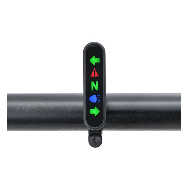 Daytona, Gamma Micro LED Indicator Light Kit. Black for Harley-Davidson