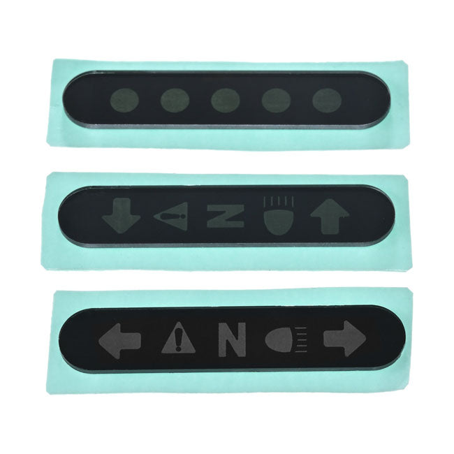 Daytona, Gamma Micro LED Indicator Light Kit. Black for Harley-Davidson