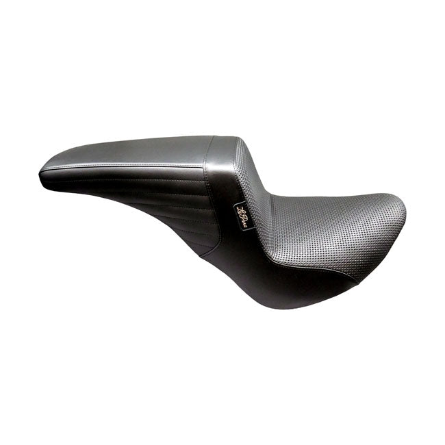 Le Pera, Asiento Individual Kickflip Tejido De Cesta Para Harley Davidson