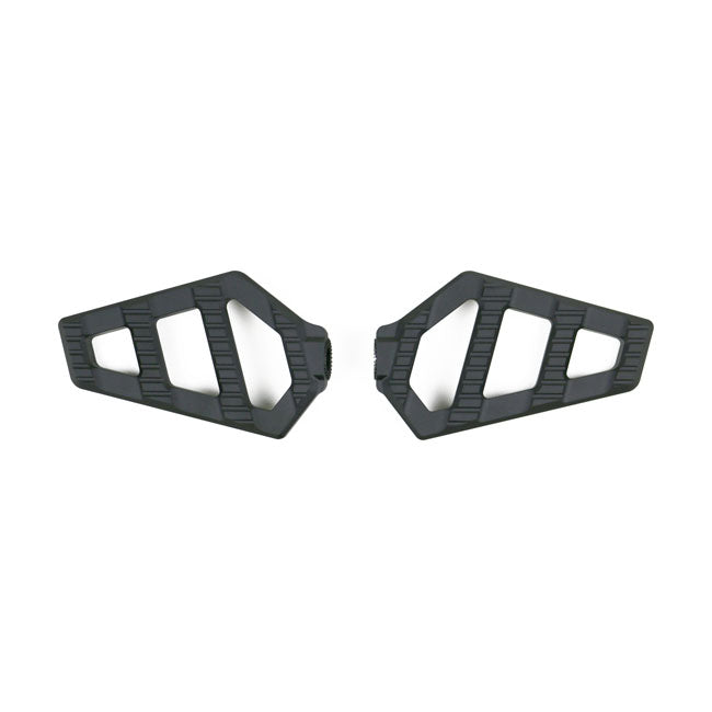 Kodlin, schwarze Mini-Track-Fußrasten für Harley Davidson