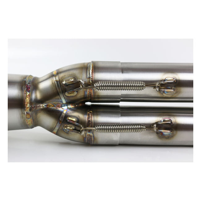 Kodlin, Sistema De Escape Siguiente Nivel 2-1. Acero Inoxidable Para Harley Davidson