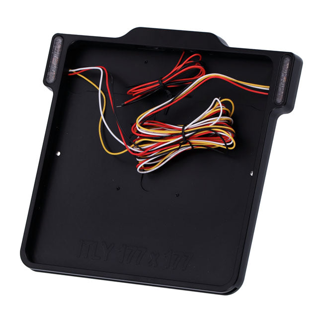 DMP, Marco Para Matrícula. 3.0 Negro Mate Italia Para Harley Davidson