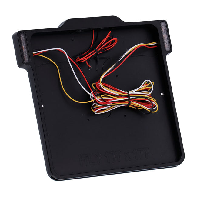 DMP, Marco Para Matrícula. 3.0 Negro Mate Italia Para Harley Davidson