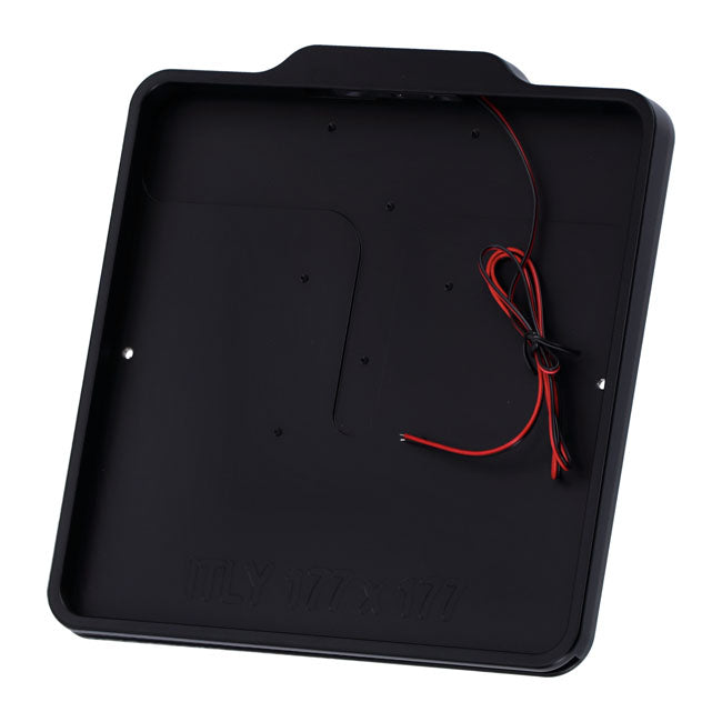 DMP, Marco Para Matrícula. 5.0 Negro Mate Italia Para Harley Davidson