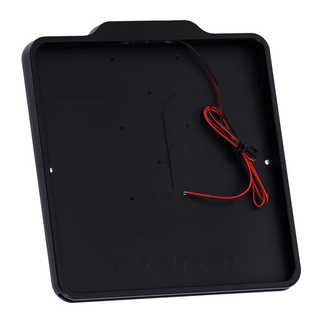 DMP, Marco Para Matrícula. 5.0 Negro Mate Italia Para Harley Davidson