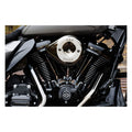 S&amp;S Stealth-Luftfilter-Kit mit Lava Chrome Teardrop für Harley Davidson