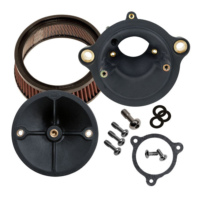 S&S Stealth, Kit De Filtro De Aire Sin Cubierta Para Harley Davidson
