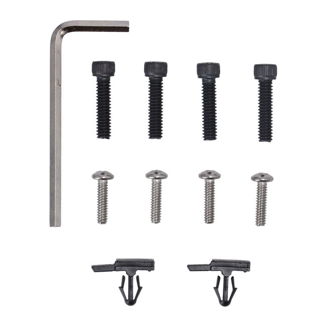 Conjunto De Faro Delantero Led Doble RG Brillante Para Harley Davidson