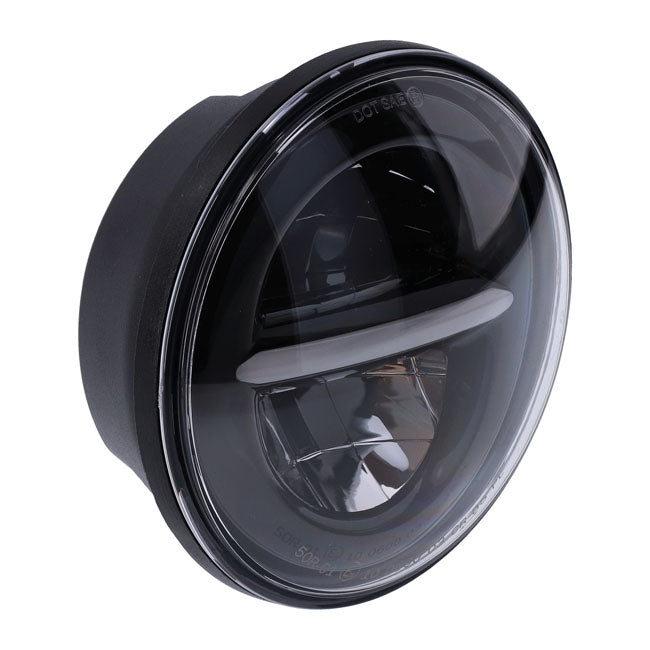 5-3/4" Bright Splitter LED Headlight Unit for Harley Davidson