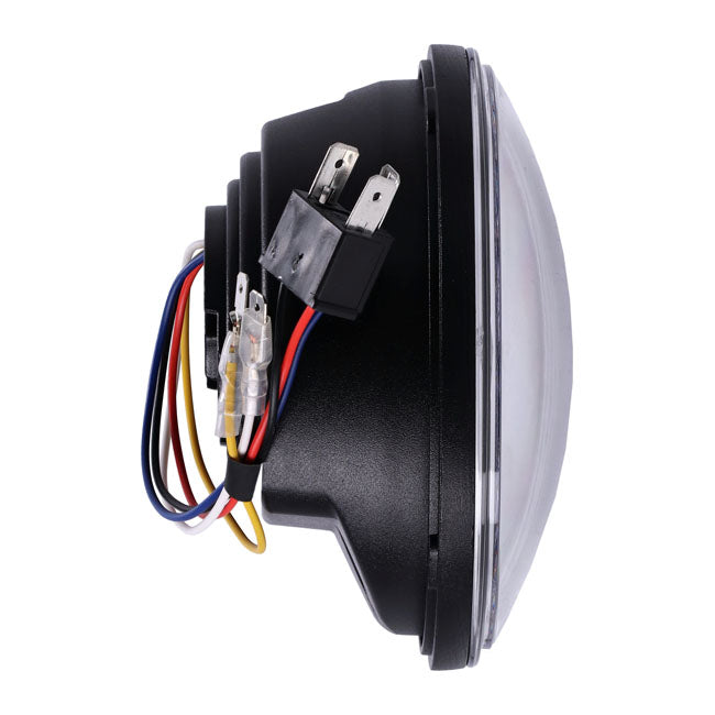 5-3/4" Bright Splitter LED Headlight Unit for Harley Davidson