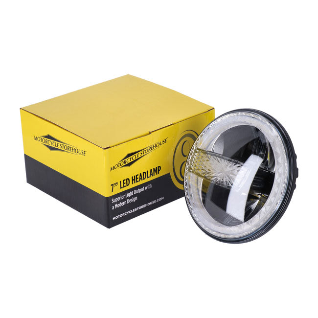Heller 7" Shaker LED-Scheinwerfer für Harley Davidson